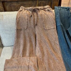 2 pair French Terry lounge pants size Small THREE BIRD NEST NWT